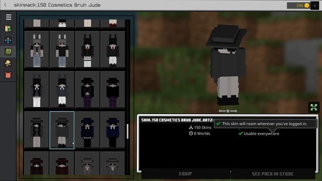 Cosmetics Skinpack With 150 Skins, Cosmetics And Cape! Works On Hive!