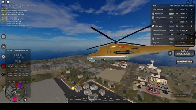Roblox Oil Warfare Tycoon! (MI-24 gameplay) смотреть онлайн