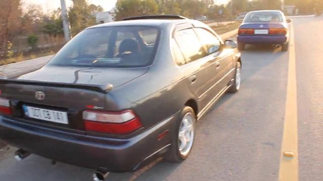 ae100 Toyota corolla London model and holden nova смотреть онлайн