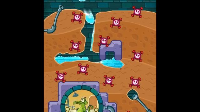 Where's My Water? Level 3-1 Cranky Challenge 5 Walkthrough смотреть онлайн