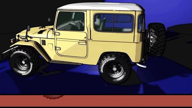 Toyota FJ40 79 3d Model смотреть онлайн