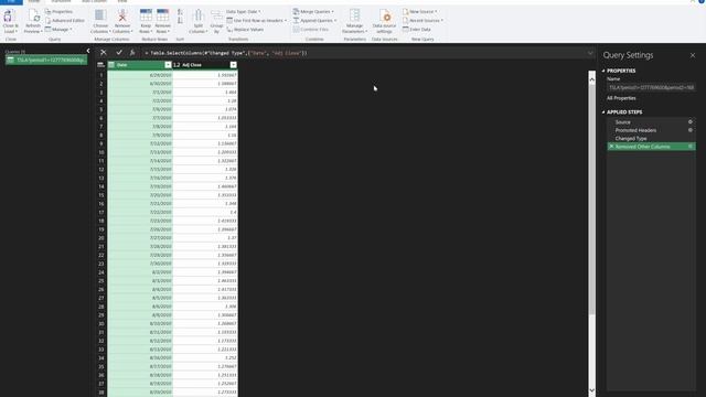How to Download Stock Data using Power Query in Excel смотреть онлайн