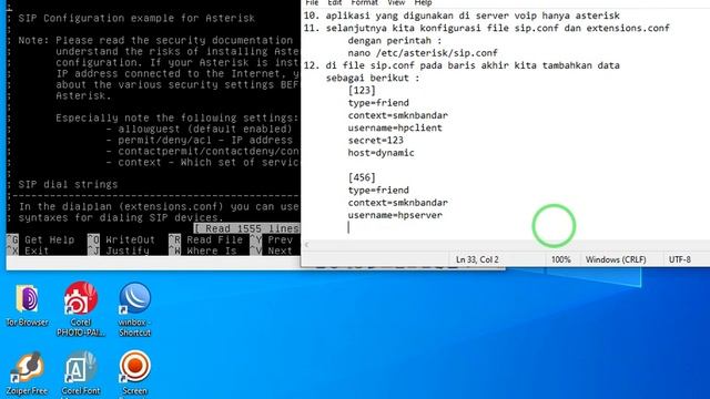 tutorial nstalasi server voip dengan debian 8.05 смотреть онлайн