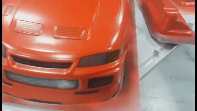 MITSUBISHI Lancer Evolution III painting 바디 도색 / www.rcfactory.net смотреть онлайн