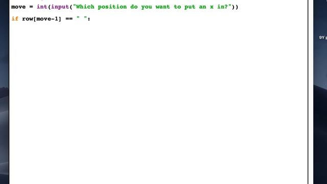 Python Noughts & Crosses / Tic Tac Toe Game 1: Board setup смотреть онлайн
