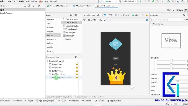 Linear layout |How to design android page effectively | Android studio tutorial #15 смотреть онлайн