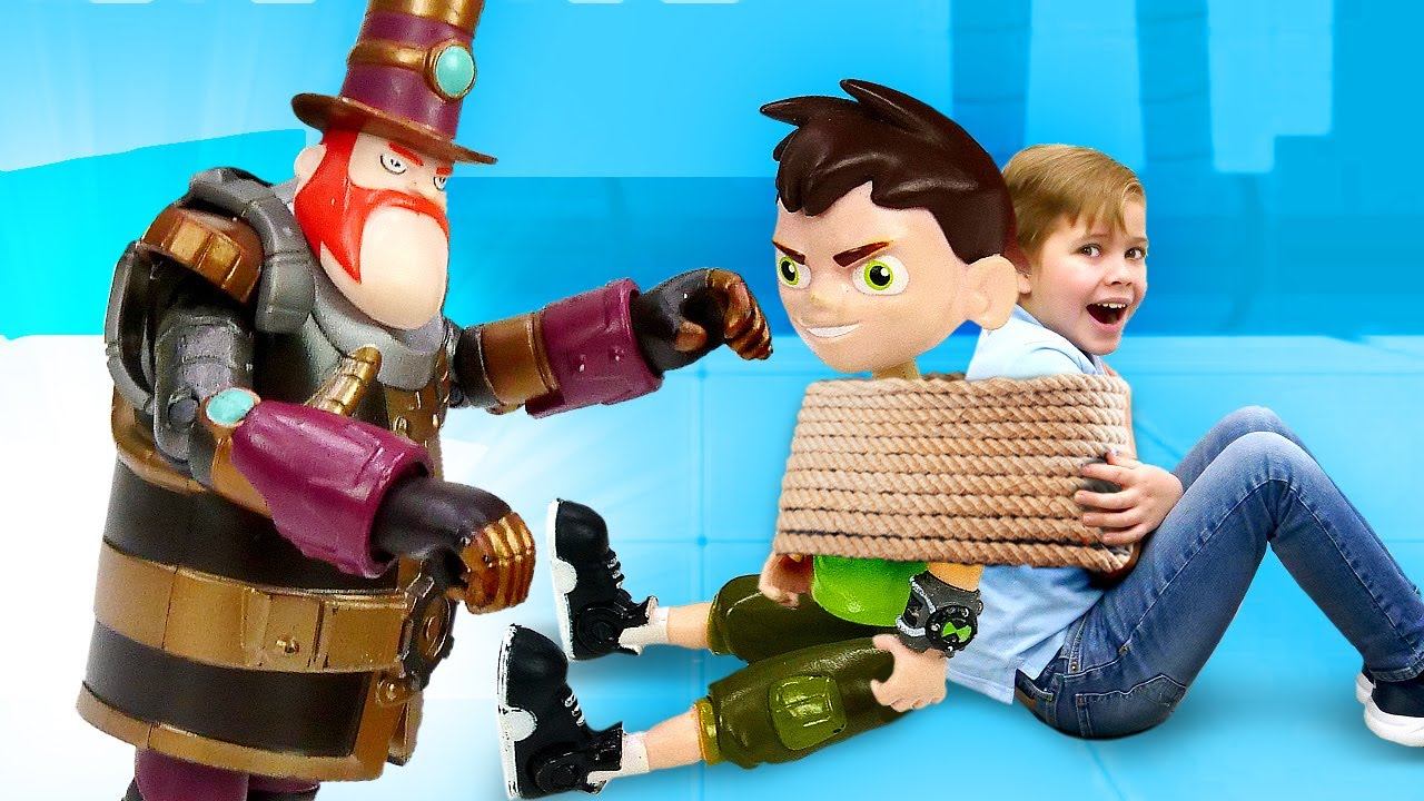 Новый игровой набор часы Omnitrix Ben10 - Веселые игры в крутые игрушки Бен10 для мальчиков