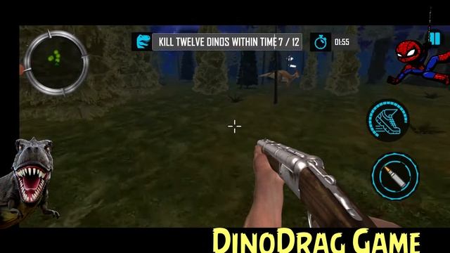 ?Dinosaur Hunter Sniper Shooter - hunting games - Android and iOS Gameplay смотреть онлайн