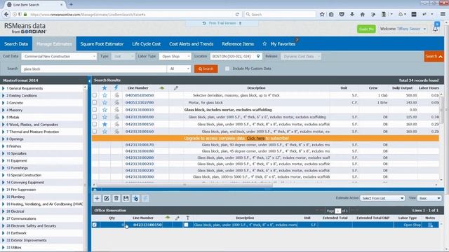 RSMeans Data Online: How to Create Your First Estimate смотреть онлайн