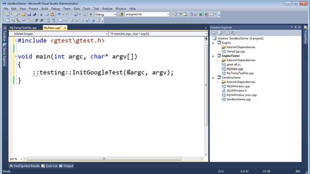 gtest Example смотреть онлайн