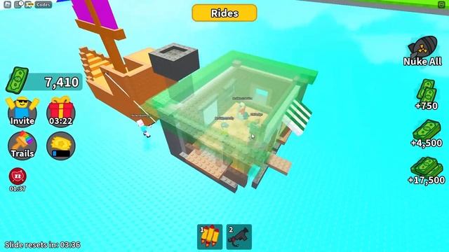 Jeffy Slides Down a GIANT WATERSLIDE From SPACE In Roblox! смотреть онлайн
