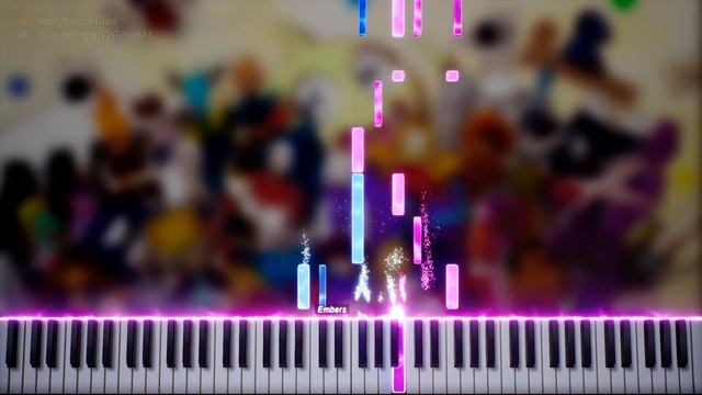 THE LEGEND - Undertale 5th Anniversary Concert (Piano Tutorial) смотреть онлайн
