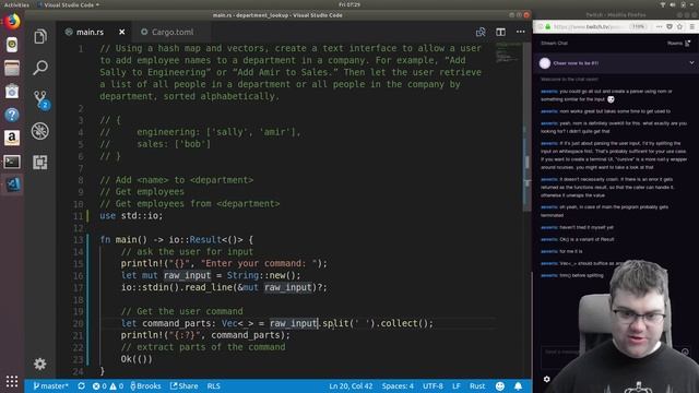 The Rust Book (v2) part 29 - Department Lookup Challenge (chapter 8) смотреть онлайн