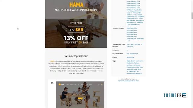 Hama - Store WooCommerce WordPress Theme Daley Kohaku смотреть онлайн