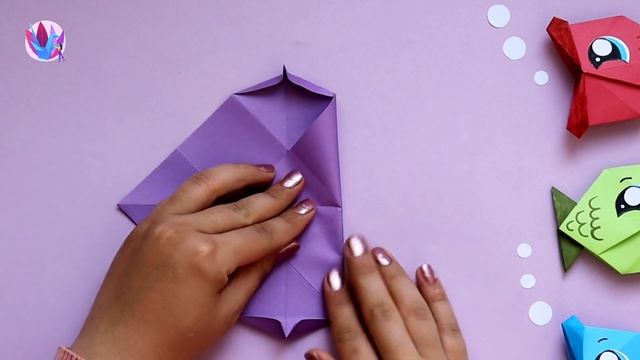 ORIGAMI TSLKING FISH | how to make origami Talking fish смотреть онлайн