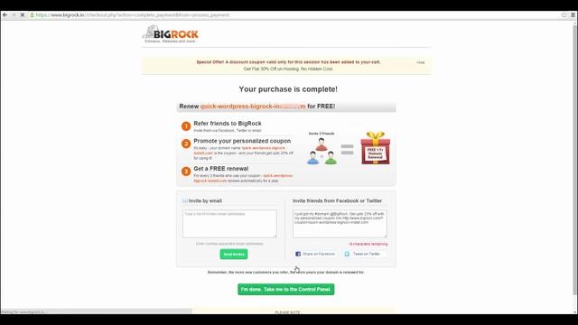 How to Buy Domain, Hosting & Install WordPress under 10 Minutes on Bigrock смотреть онлайн