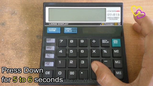 4 Ways to Turn off a Normal School Calculator Citizen CT-512 смотреть онлайн