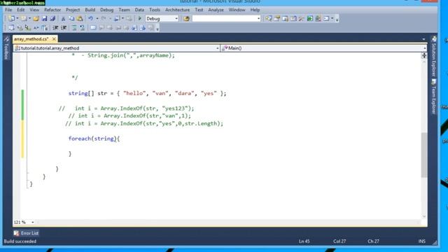 Lesson 23 Array IndexOf,Sort,Reverse,Resize смотреть онлайн
