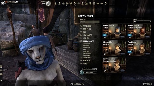 Appearance, Costume, Crownstore - PTS Shadow of the Hist - Elder Scrolls Online смотреть онлайн