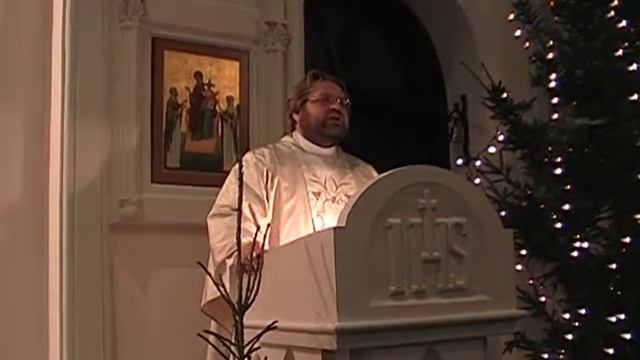 Проповедь о.Сергия о Рождестве