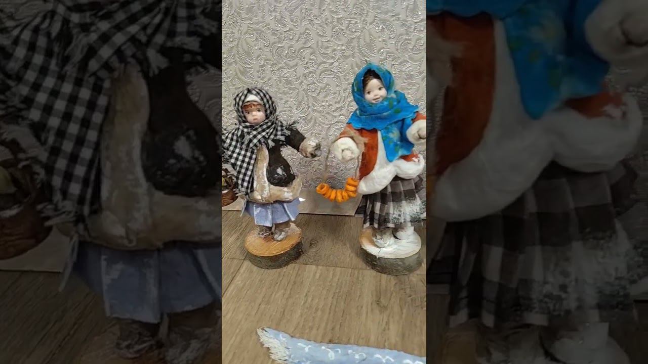 Делаем платочки для ватных кукол смотреть онлайн