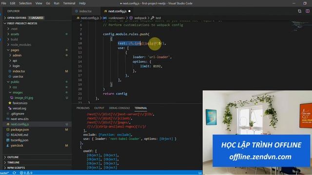 Lập trình NextJs - 11 Custom lại Webpack và cách dùng File loader смотреть онлайн