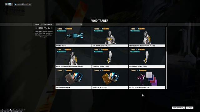 PC - Baro Ki'Teer Void Trader 59 - March 10, 2017 смотреть онлайн
