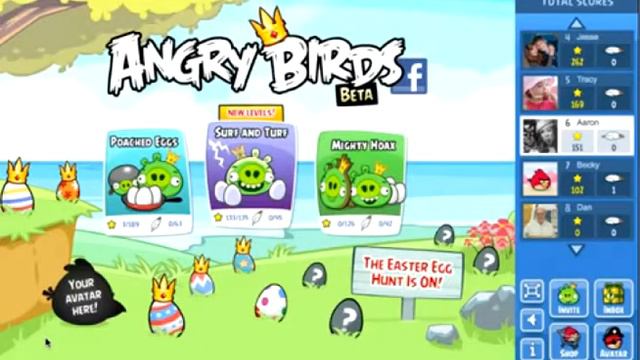 Прохождение Angry Birds Facebook - Золотое Пасхальное Яйцо #6 смотреть онлайн