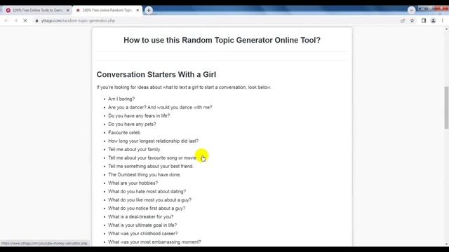 Random Topic Generator & Conversation Starters | Blog Ideas Generator смотреть онлайн