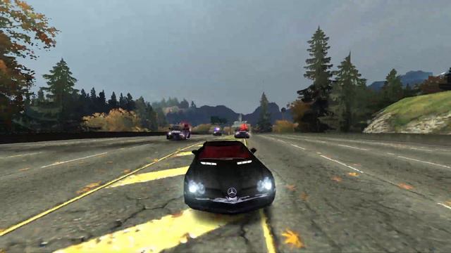 Need for Speed Most Wanted Mercedes-Benz SLR McLaren Pursuit смотреть онлайн