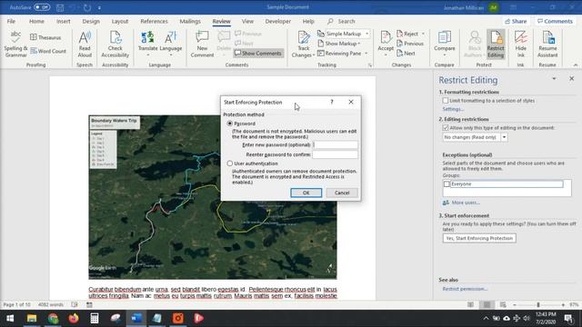 [TUTORIAL]  Make A Word Document READ ONLY With Or Without A Password (Restrict Editing)