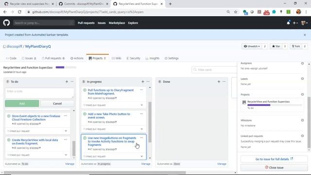 Sprint: RecyclerView, LiveData, Update Firebase Extract Superclass, Android/Kotlin смотреть онлайн