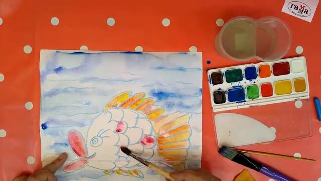 Страшная рыба-игрушка ,поделка-рисунок для детей смотреть онлайн