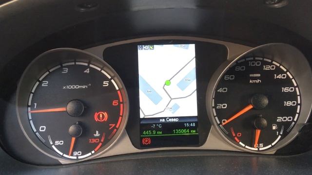 ЛАДА ПРИОРА  Обзор панель приборов с навигацией GPS 