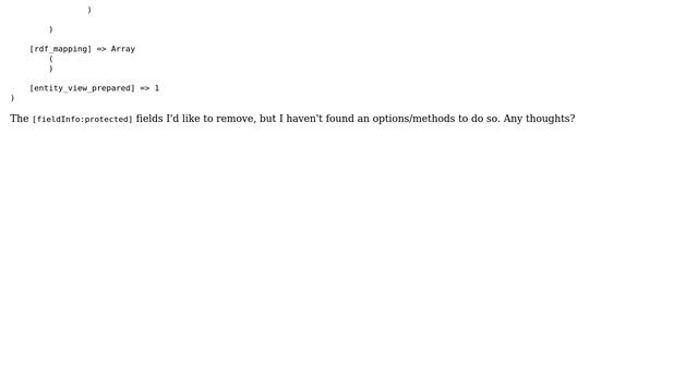 Drupal: How to strip all array keys appended with :protected? (3 Solutions!!) смотреть онлайн