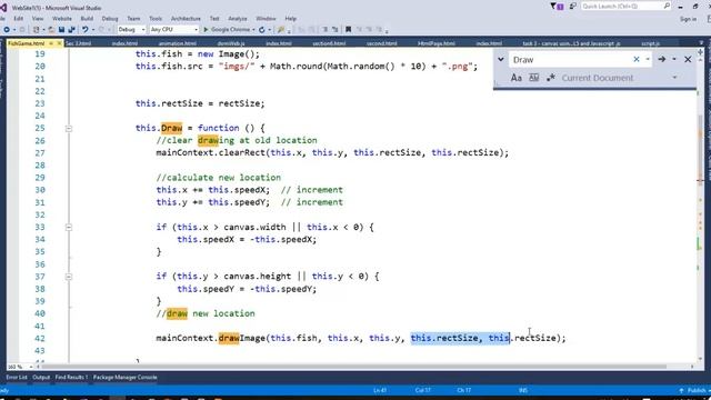 04. HTML5 Javascript دورة كورس تصميم العاب باستخدام Canvas تحريك السمكة فى المياة برمجة لعبة السمكة смотреть онлайн