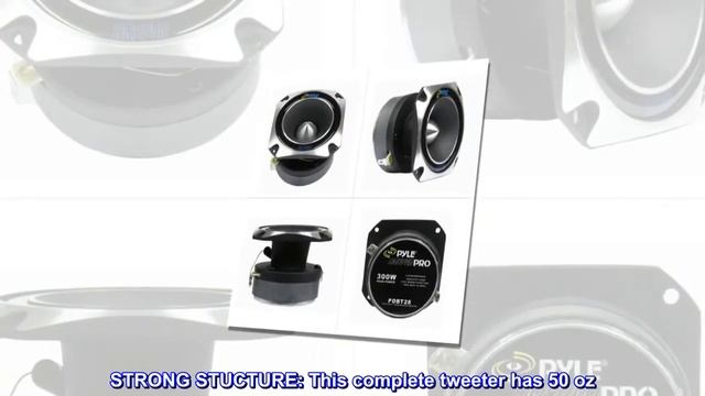 1' Car Audio Speaker Tweeter -300 Watt High Power 1 Inch Super Titanium Tweeter System смотреть онлайн