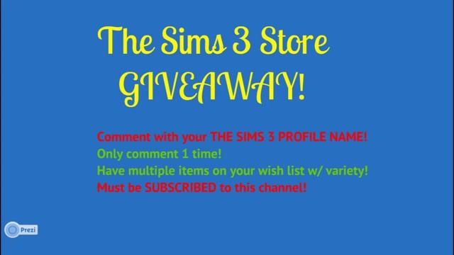 30k SUBSCRIBERS - THE SIMS 3 STORE GIVEAWAY! (CLOSED) смотреть онлайн
