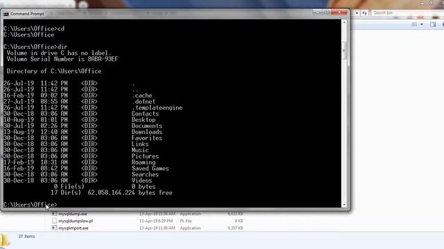 MySQL & Command Prompt смотреть онлайн