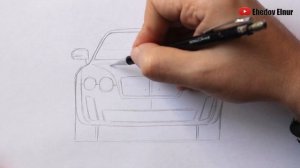 Как нарисовать машину Bentley | Реалистичный рисунок