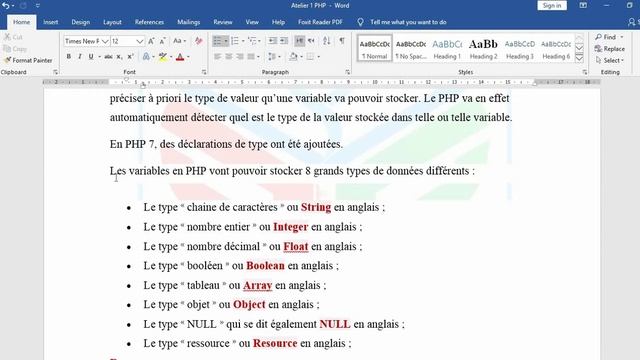 FORMATION PHP SÉANCE 2 (la structure générale, les variables, les constants) بالداريجة смотреть онлайн