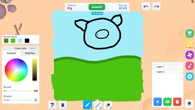 NICO vs FAMILY in Roblox Speed Draw! смотреть онлайн