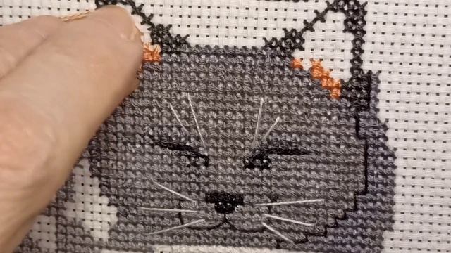 Заяц или кот? Алгоритм подбора ниток для вышивки примитива на 50.30. смотреть онлайн