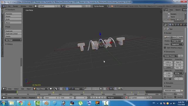 How To Make An Intro With Blender (Free)-Blender Intro Tutorial Urdu/Hindi смотреть онлайн