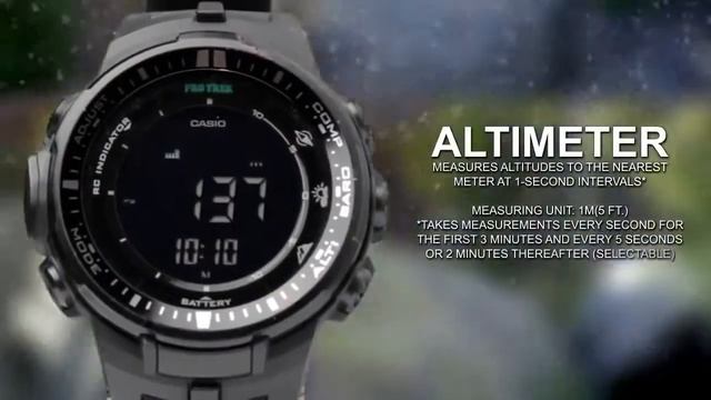 CASIO PRO-TREK PRW-3000 смотреть онлайн