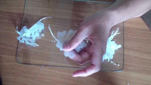 Фантазийный цветок из органзы и вуали.Гильоширование Часть2 смотреть онлайн