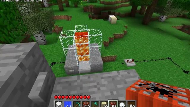Minecraft:  Pistons - TNT Fireworks