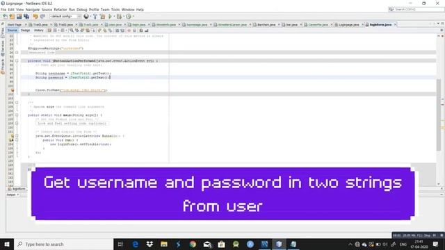 JDBC Using Java NetBeans and MYSQL Workbench || Login Page in Java NetBeans смотреть онлайн