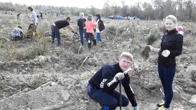 [20140913] Сажаем деревья. Акция "Наш Лес" смотреть онлайн