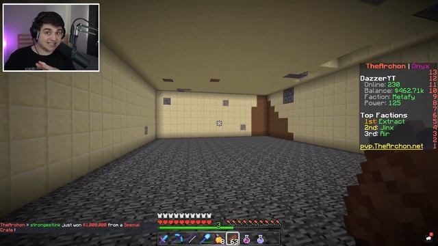 BUILDING *INSANE* UNDERGROUND GOD BASE! | Minecraft Factions (Archon Onyx) смотреть онлайн